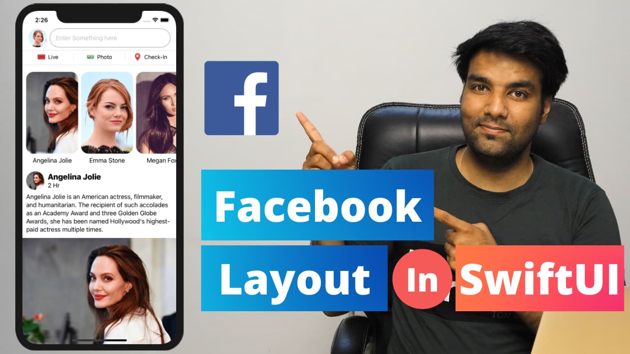 SwiftUI: Facebook Layout – Horizontal Scroll View