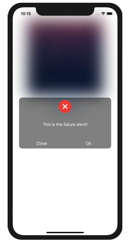 Custom failure in SwiftUI