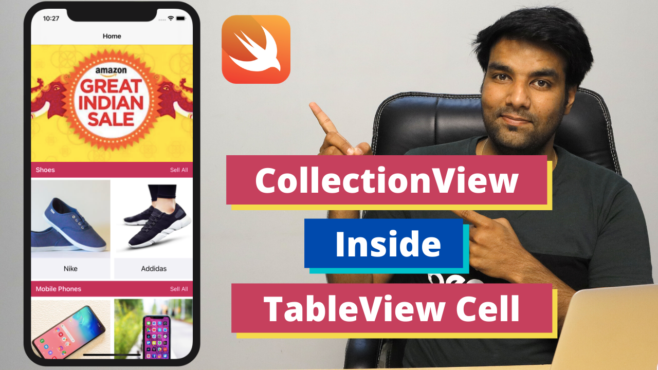 Add CollectionView inside TableView