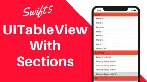 UITableView With Sections