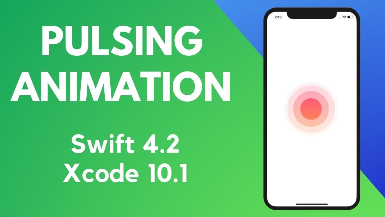 Create Pulsing Animation in Swift - Let Create An App