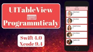 create UITableView programmatically