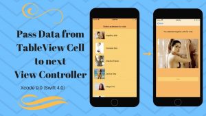 Pass data from TableView Cell to Another Controller